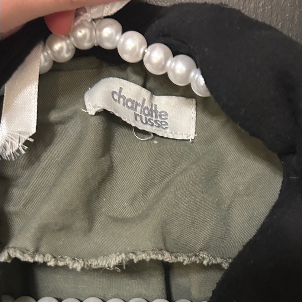 Green and Black Hooded Zipup Jacket - Picture 4 of 4